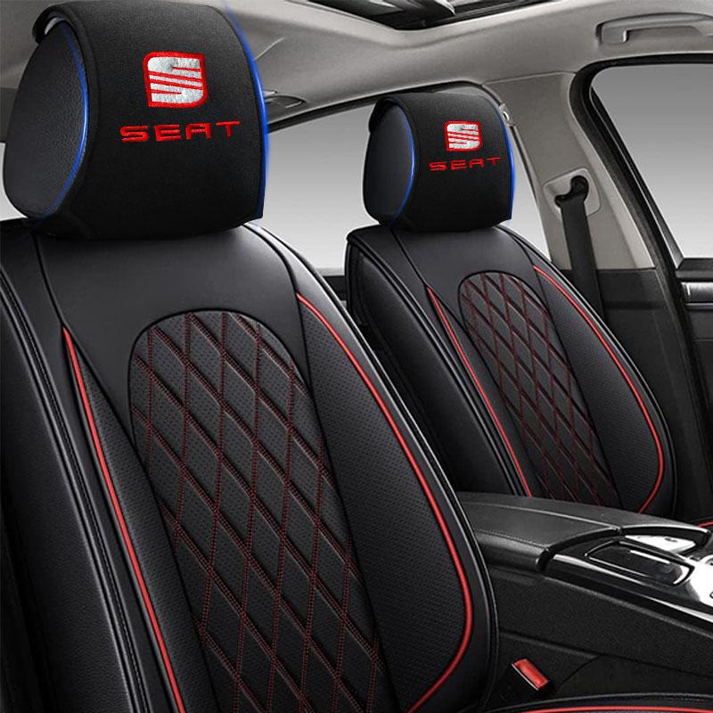 Car Seat Back Headrest Pillow Storage Bag Dustproof Cover For Seat Leon st FR CUPRA Leon MK3 MK2 mk1 hatchback 5f Ibiza 3 6J 6L FR Ateca Arona