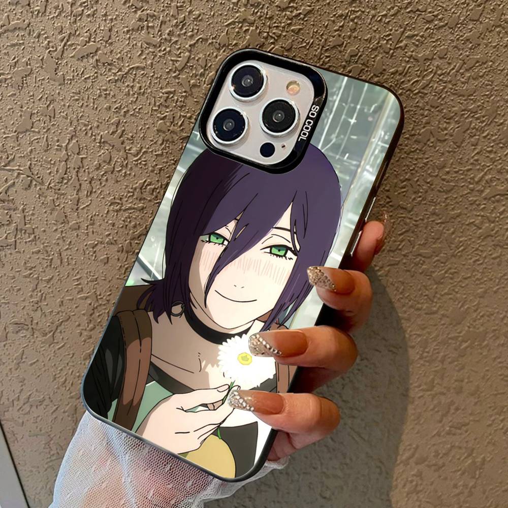 

Action Anime Chainsaw Man Reze Arc Phone Cases For IPhone 17 16 15 14 13 12 11 Plus Pro Max Pro Color Matte Cover iPhone 12pro max