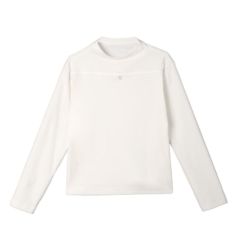 LUSON Girls' Stretchy Soft Modal Long-Sleeve Base Layer Top