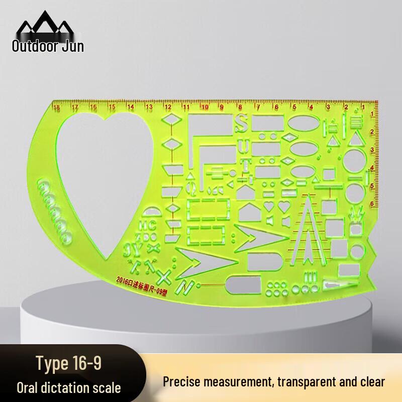 Outdoor Tactical Multi-tool Map Ruler