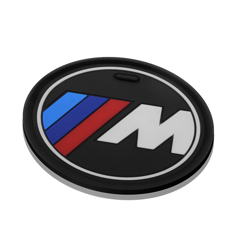 1Pcs 66/73/81MM Car Anti Slip Coaster Anti-noise Water Cup Pad Cushion Car Accessories For BMW E46 E39 E90 E60 E36 F30 F10 E34 E30 F20 E92 X5 X6