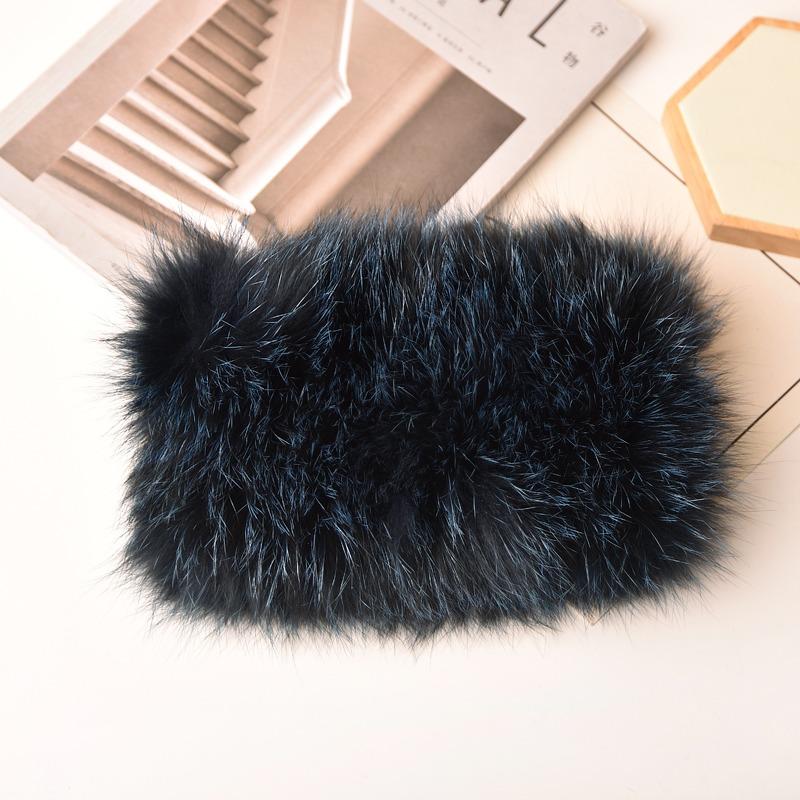 Women’s Winter Warm Real Fox Fur Scarf Fur Headbands Fox Fur Scarves Luxury Neck Warmer Good Elastic Natural Fur Mufflers
