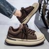 Men's Korean Version Thick Soled Sneakers Are Fashionable Simple Versatile Comfortable and Suitable for Daily Commuting