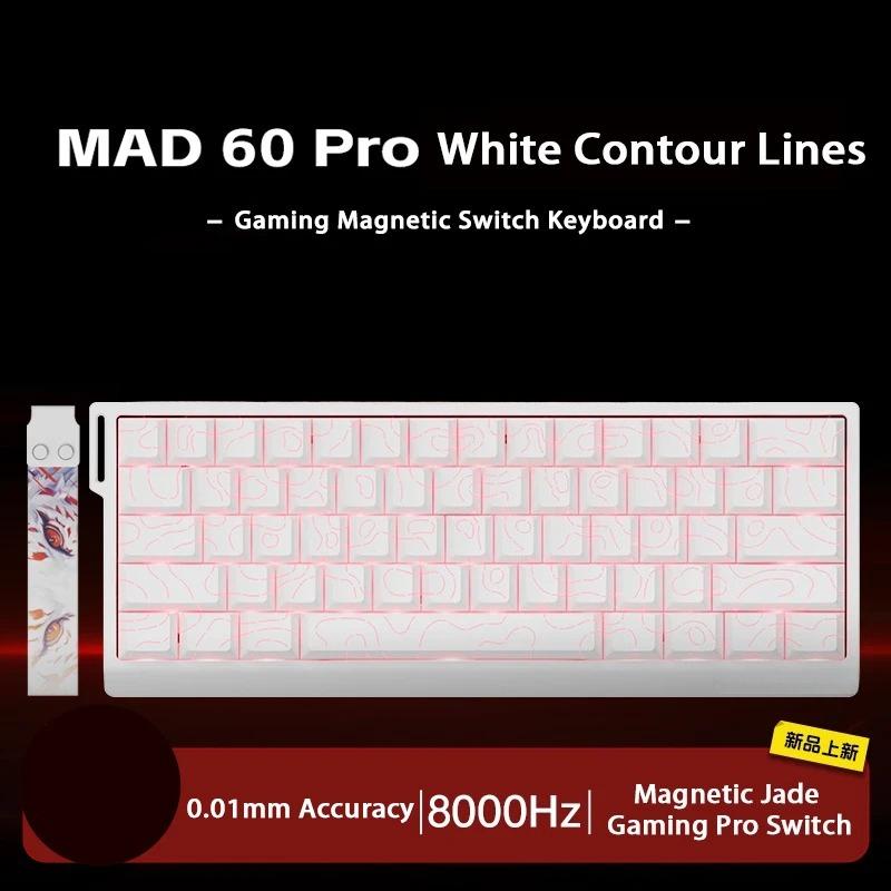 For MAD 60/68HE Mechanische Tastatur Magnetschalter Rapid Trigger 8K RGB Gaming Tastatur Valorant Gamer Zubehör Geschenk
