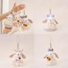 Soft Rabbit Hanging Plush Doll With Bow And Dress Decorationfor Bag And Home Decor
