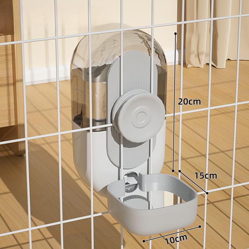 2026 New Hanging Pet Water Bottle Automatic Cat Dog Feeder Cup Clip On Cage Water Dispenser for Small Animals MIT
