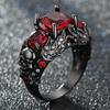 Gothic Style Ring Zirconia Multi Colors To Choose Horror Skull Perfect Halloween Decor Suitable for Mne and Women  Jewelry
