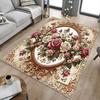 1 Stück Floral Ornament Nicht-Rutsch-Boden Teppich, geeignet für Büro, Schlafzimmer und Spielzimmer. Kann auch als Sofafußstützenbezug verwendet werden - T64