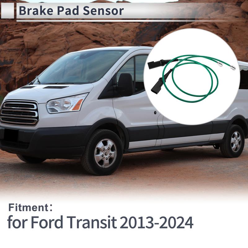 UXCELL 2Pcs Rear Wheel Brake Pad Wear Sensor No.1843313 Disc Brake Pad Wear Indicator Sensor for Ford Transit 2013-2024