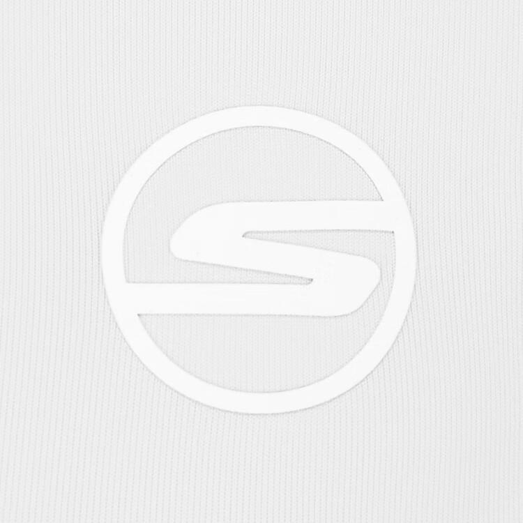 Skechers Godri Модная влагоотводящая быстросохнущая куртка с капюшоном и длинным рукавом Женские куртки Ярко-белая P225W124-0019