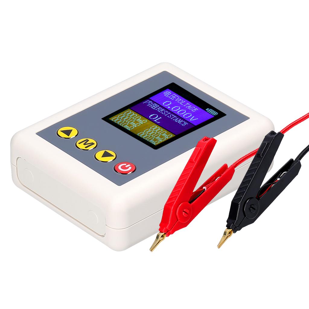 TS4520 Voltage Internal Resistance Tester, Professional 4-Wire Kelvin   Meter with 1.77\    Color Display, For Testing and Calibrating Battery