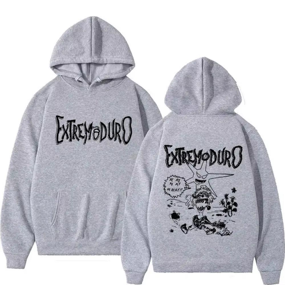EXTREMODURO Album Merch Hoodies Mens Women Pop Music Clothing Sweatshirts Gothic Oversized Fleece Hoody