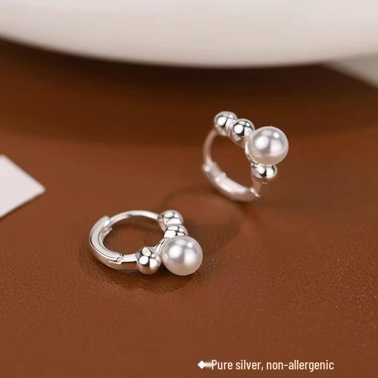 2024 New Style Pearl Earrings | 925 Sterling Silver Studs | Light Luxury Women's Jewelry