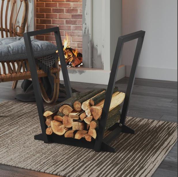 Outdoor Camping and Indoor Firewood Storage Rack