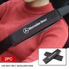 Car Seat Belt Pads Seat Shoulder Strap Pad Protector Pad Car Keyring For Mercedes Benz AMG S A B E Class GLE GLS CLS GLC CLA GLA OQ3