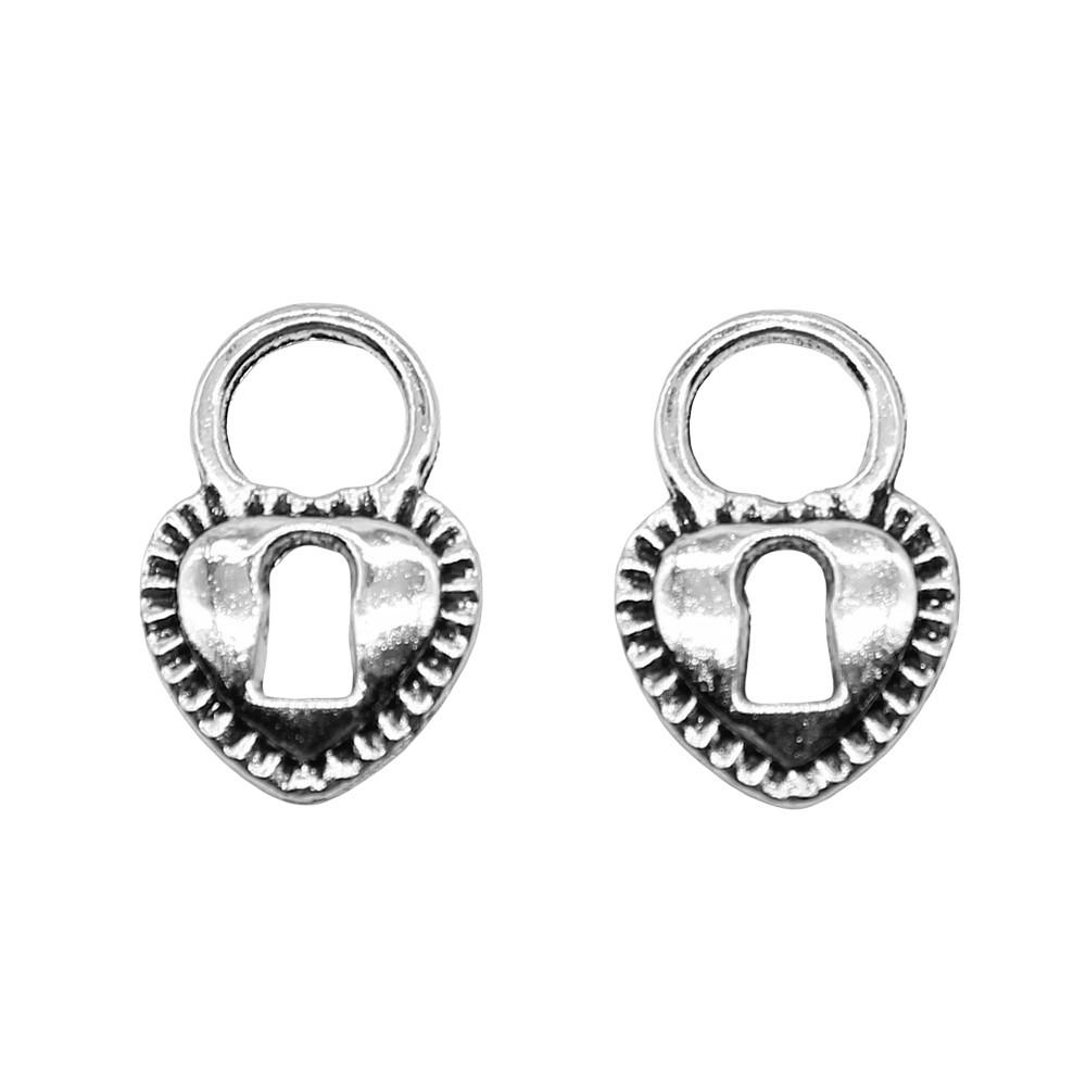 Key Charms Multi Color Alloy Locks Pendants For Romantic Themed Jewelry