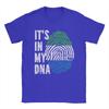ITS IN MY DNA Sierra Leone Flag Roots  TShirt Unisex  Leisure Pure Cotton Tees Round Collar Short Sleeve T Shirts Gift Idea Tops