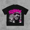 Unisex Y2K Hip Hop Streetwear T‑Shirt Retro Dark Graphic Print Oversized Short Sleeve Crewneck Casual Loose Cotton Tees for Men