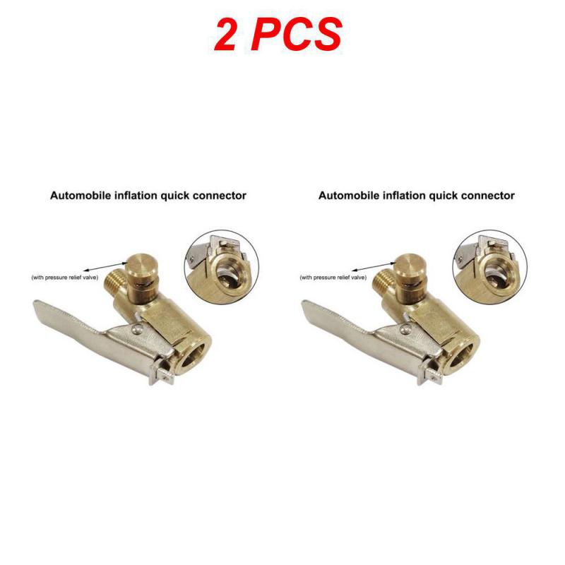 1/2/3 STÜCKE Aufblasbarer Schlauchclip Luftdüse Langlebig Tragbar Kupfer Autozubehör Aufblasbarer Clip Universell