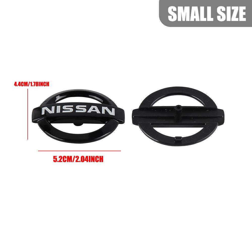 1Pc ABS Car Steering Wheel Logo Emblem Cover Sticker For Nissan Qashqai Patrol X-Trail Juke MICRA Altima Tiida Versa Leaf Serena