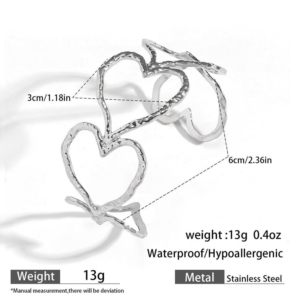 European & American Ocean Style Stainless Steel Bracelet with Starfish, Seashell, Coral Flowers, and Natural Stone Bangle Hand Jewelry.