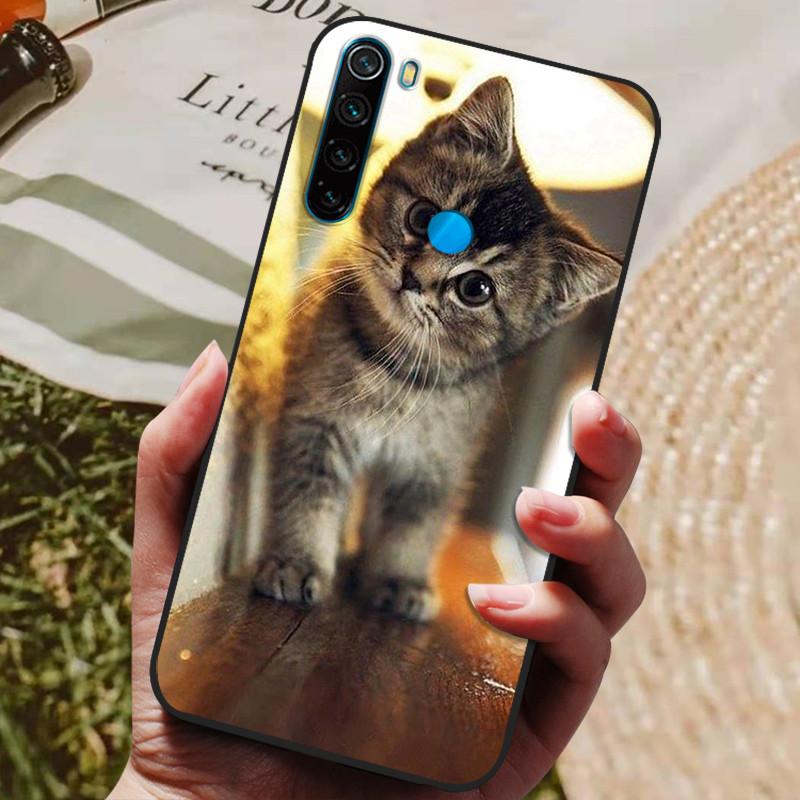For Xiaomi Redmi Note 8 2021 / 8T Back Cover Silicone Phone Case For Redmi Note 8T Note8T 8 T Funda Note8 Pro Coque Bumper Shell