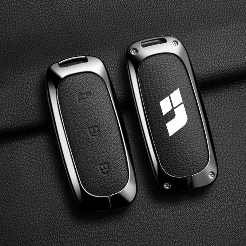 High-End L7 Key Case: Metal Buckle Shell Holder for L8 and Ideal One L6 Cars