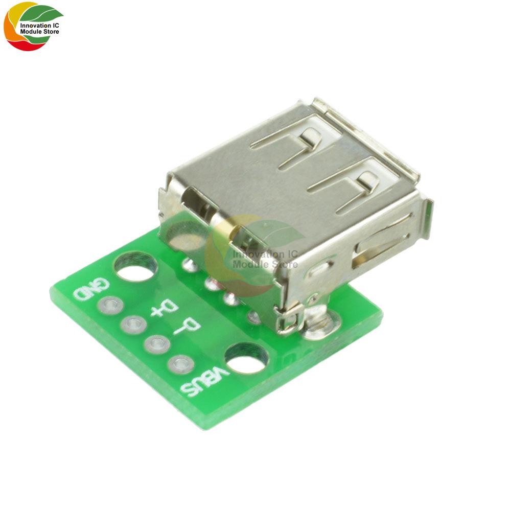 USB Male Connector / MINI MICRO USB to DIP Adapter female connector 2.54 Connector B Type-C USB2.0 3.0 Female PCB Converter
