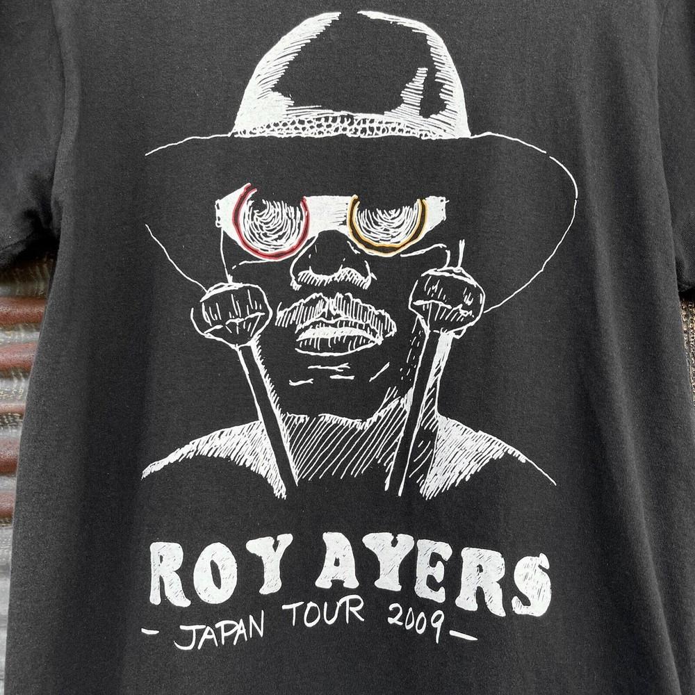 

NEW Roy Ayers Japan Tour 2009 Concert Short Sleeve Black All Size Shirt OM633 Unisex T-Shirt XXXXL
