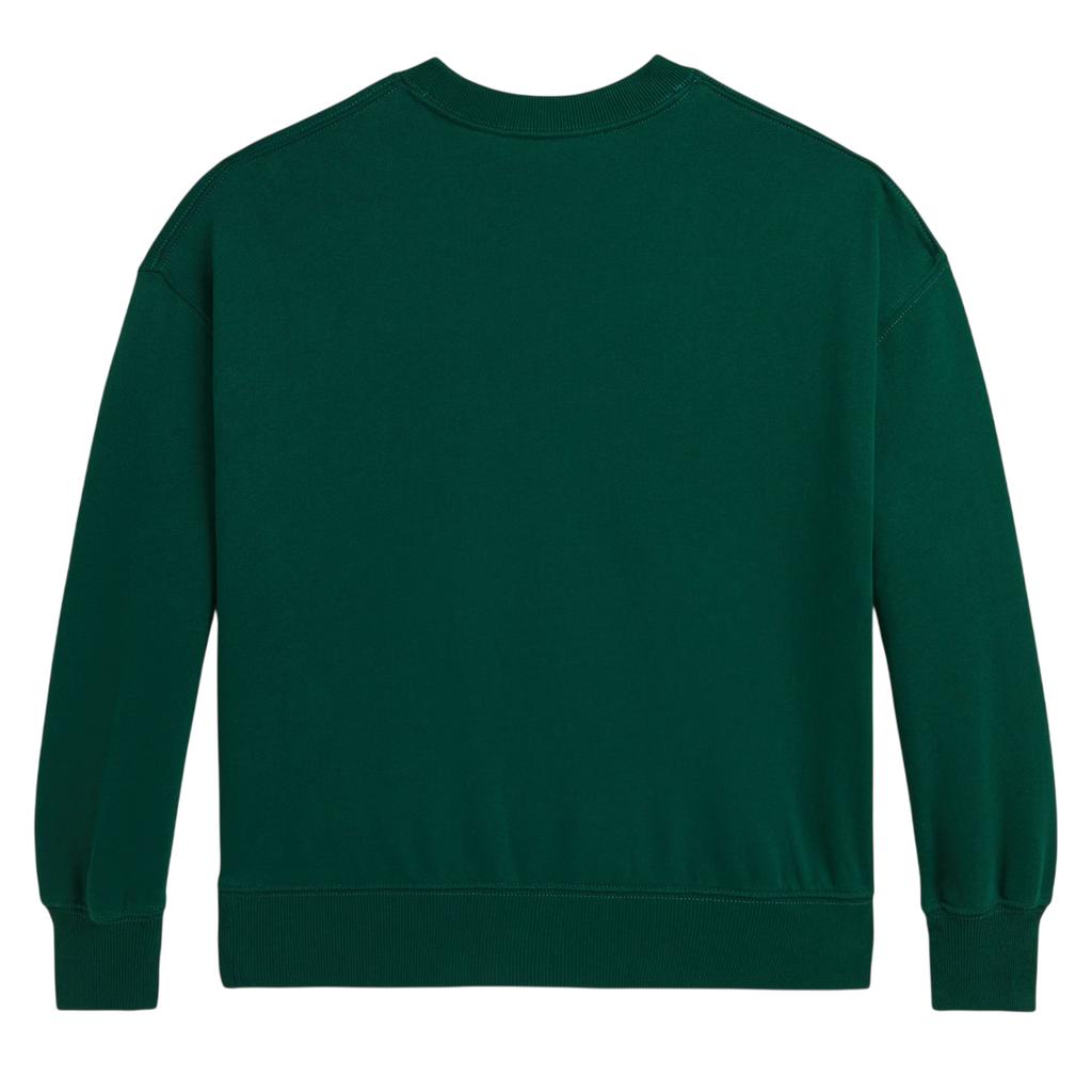 Ralph Lauren Childrens/Kids Ribbed Collar Long-Sleeved Sweatshirt