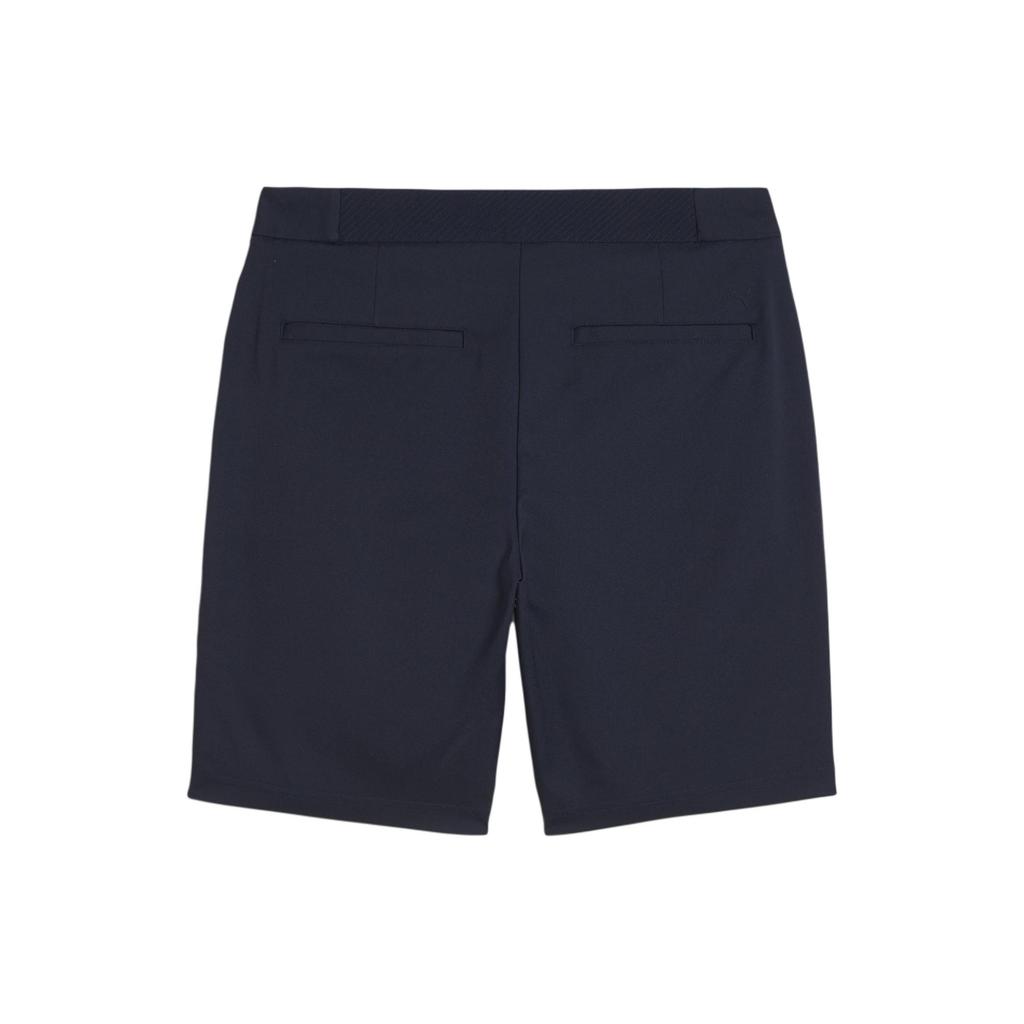 PUMA Solid Color Golf Sports Straight Leg Mid Rise Casual Shorts Women shorts Navy-Blue 623886-03