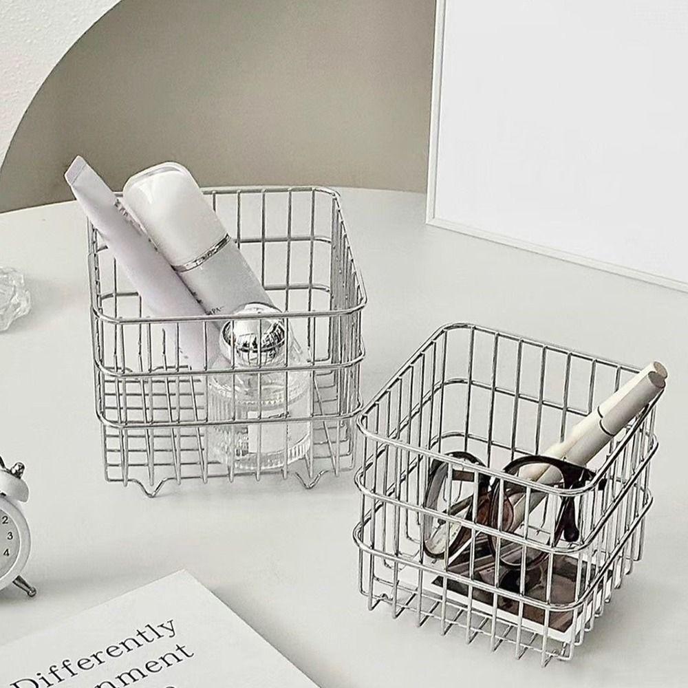 Modern Kitchen Organizer Shelf Stainless Steel Waterproof Bathroom Storage Rack Durable Rust Proof Wire Snack Organizer