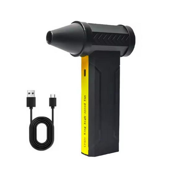 Exclusive Turbo Brushless Handheld Hair Dryer - 160,000 RPM Outdoor Portable Fan 19x11 cm чёрный
