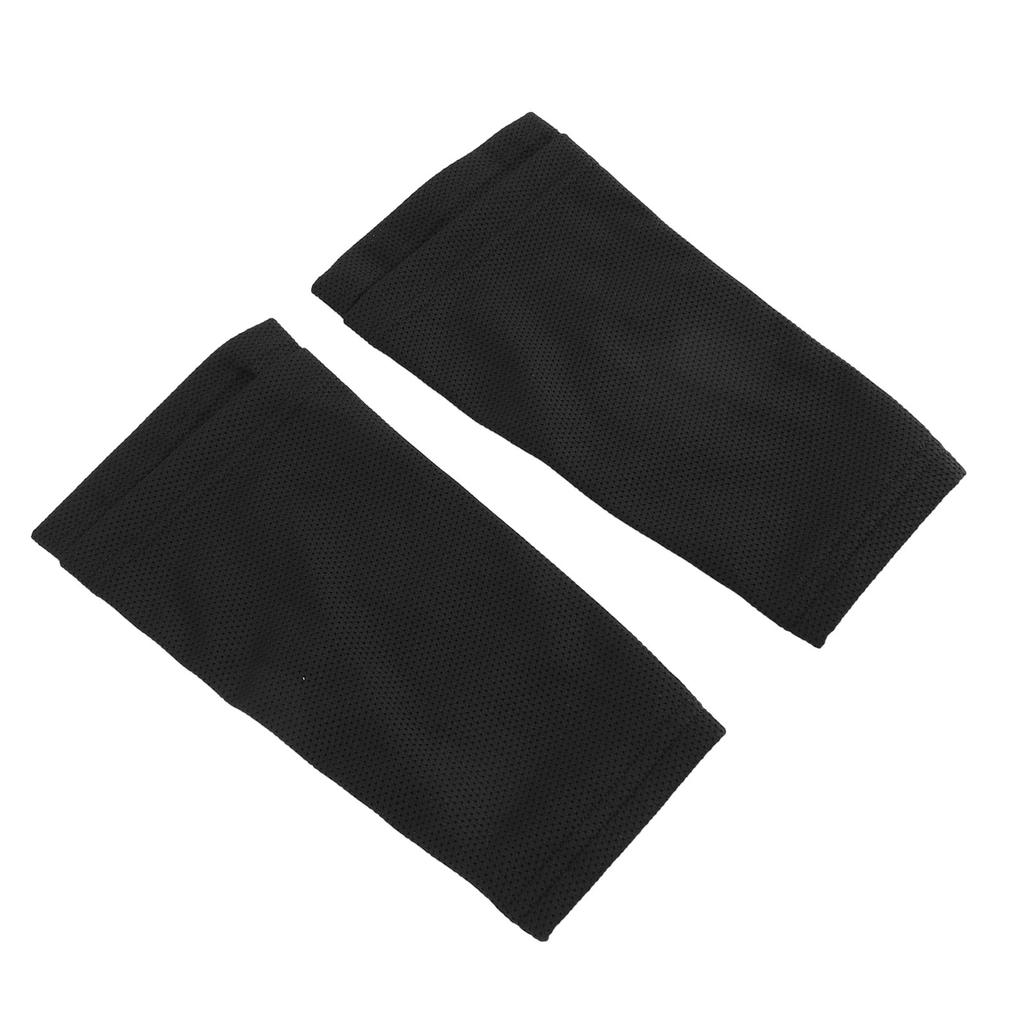 1 Paar Voetbal Scheenbeschermers Mouwen Voorkomt Glijden Dubbele Lagen Voetbal Compressie Kuitmouwen M (Bovenkant: 23cm / 9.1in, Bodem: 16cm / 6.3in)