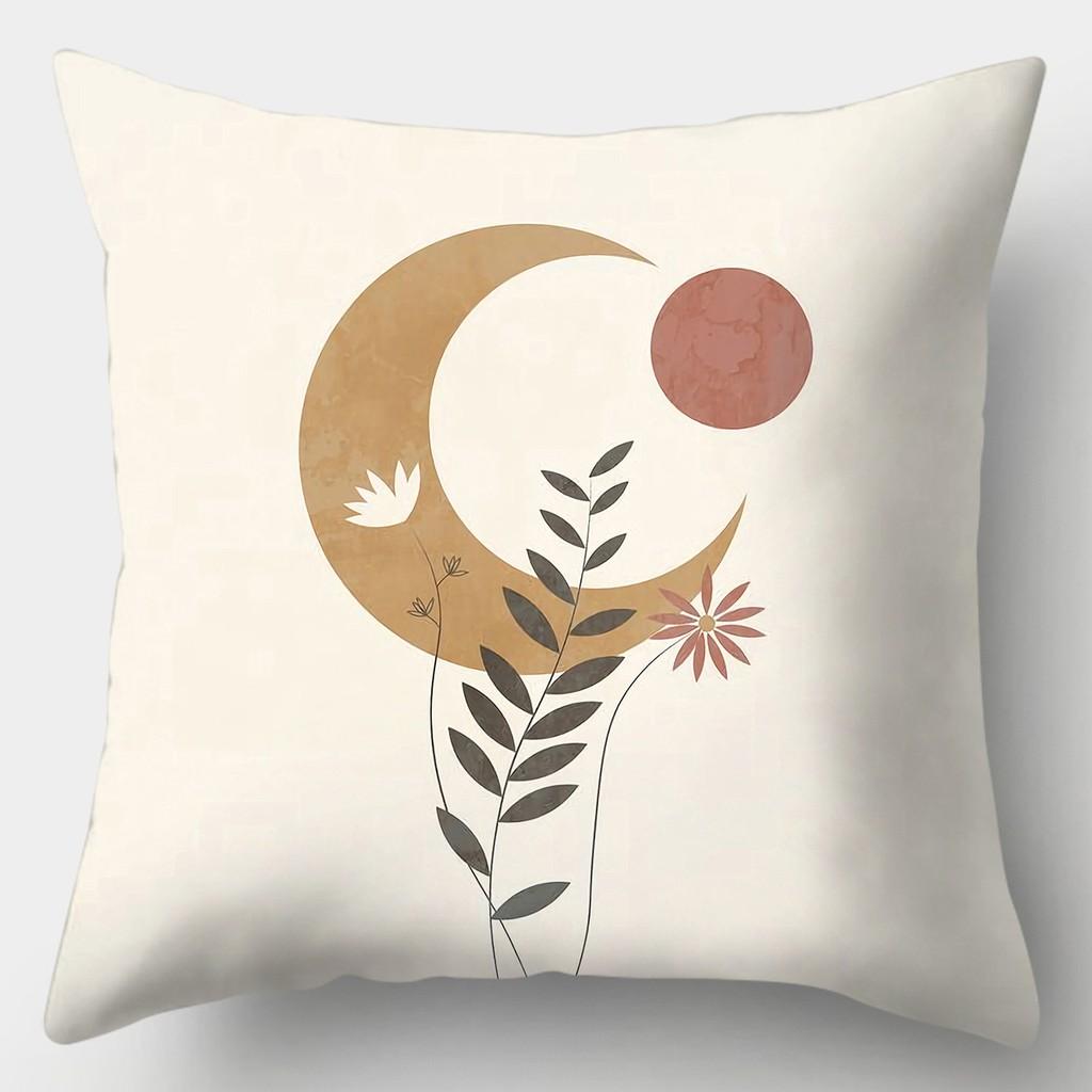 Art Drawing Style Pillowcase Square Sofa Pillowcase Abstract Main Image Cushion Cover