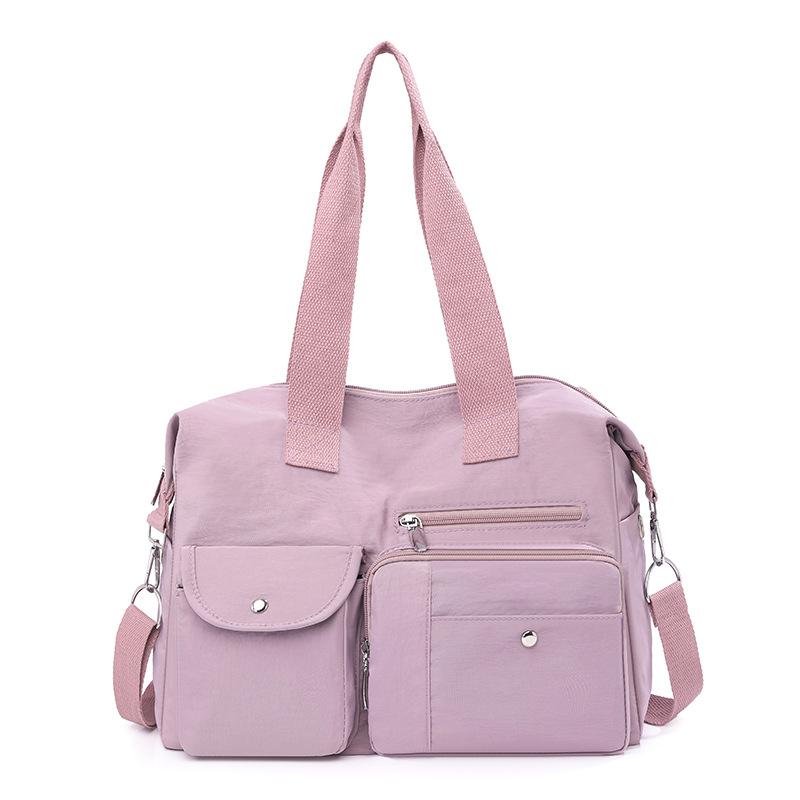 

Многофункциональная сумка-тоут Легкая водонепроницаемая сумка-тоут Сумка через плечо Женская сумка на плечо фиолетовый