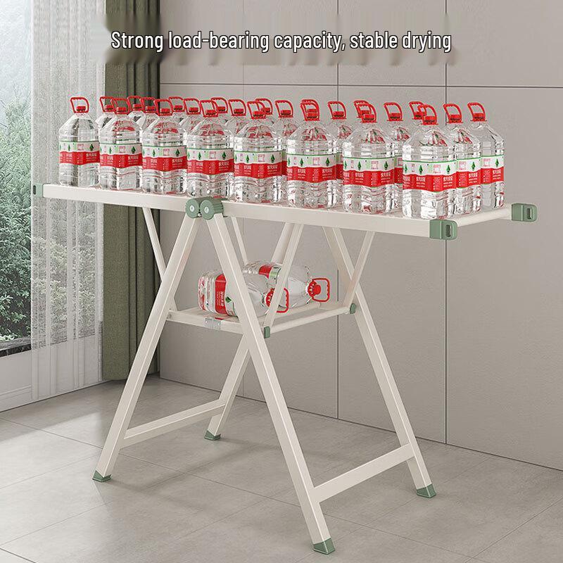 Foldable Stainless Steel Mobile Clothes Drying Rack