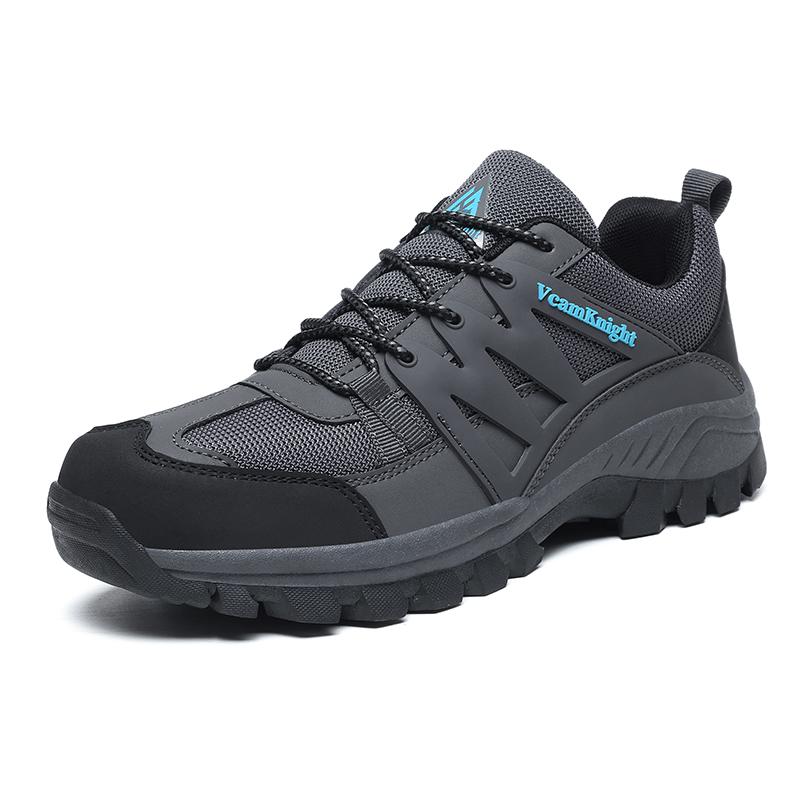 2025 New Men's Hiking Shoes Suede Leather Outdoor Shoes Wear-resistant Men Trekking Walking Hunting Tactical Sneakers