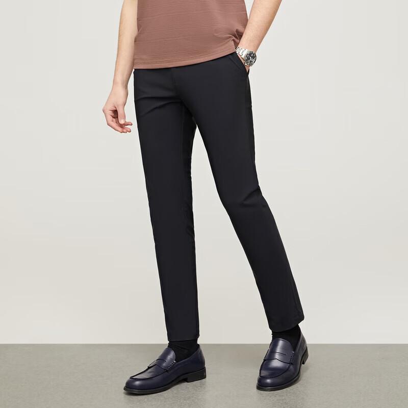 YOUNGOR Men's Lightweight Business Casual Slim Fit Knit Pants