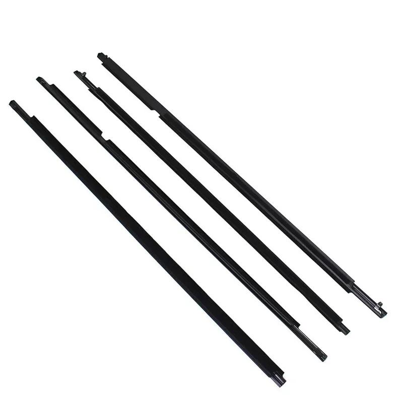 4Pcs Car Window Weather Strip Window Glass Waterproof Pressure Strip Sealing Strips For FJ Cruiser 2007-2014