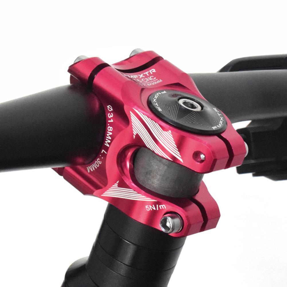 Bicycle Cnc Hollow Stem Aluminum Alloy Mountain Bike Downhill Hollowed Riser Tube Ultra-light Short Stems 0 Degree