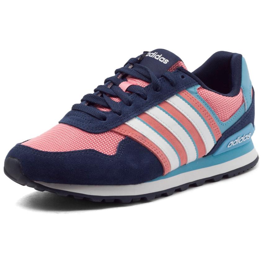 Adidas Neo 10K Comfortable Versatile Non-Slip Wear-Resistant Low-Top Running Shoes Women Sneaker Blue B74591