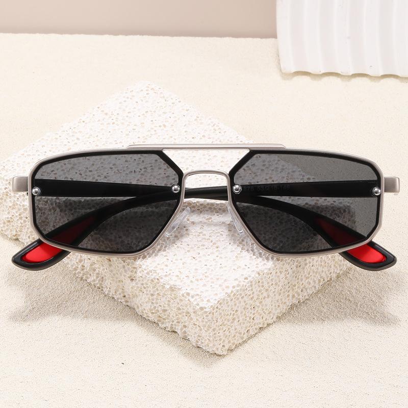

European American Style Men Sunglasses Polygon Shape UV Protection Sun Glasses Men Driving Fishing Sun Glass for Men