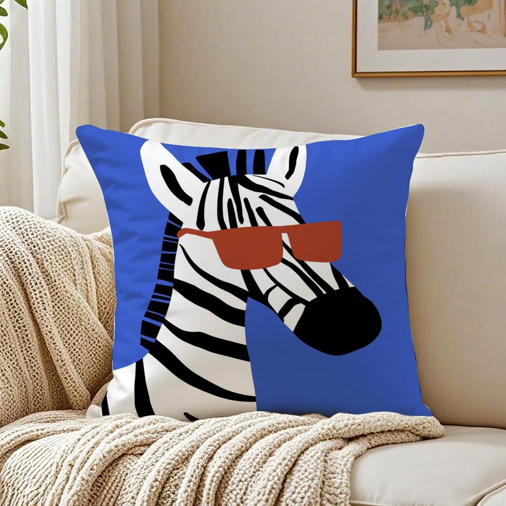 Мультяшные Животные Наволочка Наволочка Антипылевой Клещ Гостиная Диван Декор Подушка Комната 40x40cm