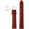 CREPHA Watch Strap, 18mm, Italian Calfskin Leather, Antibacterial and Odor-Resistant, Brown, with Buckle and Tool, M25-18