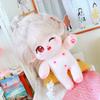 20cm Kawaii Plush Cotton Doll Idol Stuffed Super Star Figure Dolls No Attribute Curly Hair Crying Doll Can Change Clothes Gift