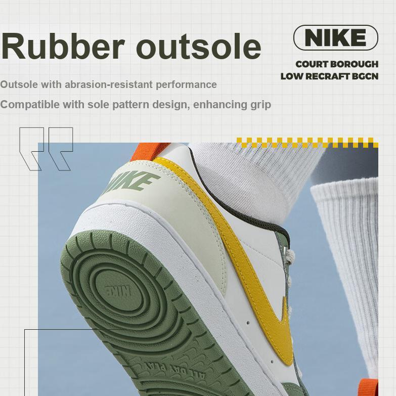 Nike Court Borough Low 2 SE GS Ready, Play! Kids Sneakers Green FV3648-171