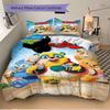 Special Agent Panda Print 3Pcs Bedding Set,Duvet Cover with 2 Bedro,Pillowcase Home Birthday Gift