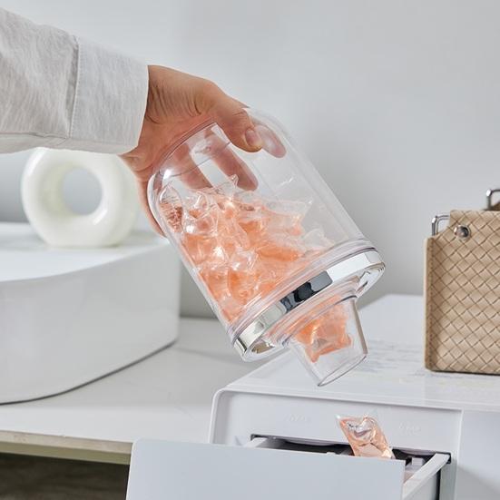 900/1400/2000/2600ML Sealed Jar with Airtight Lid Large Capacity Clear Fruit Dry Goods Nuts Grain Cereal Seasoning Tea Leaf Container Storage Box