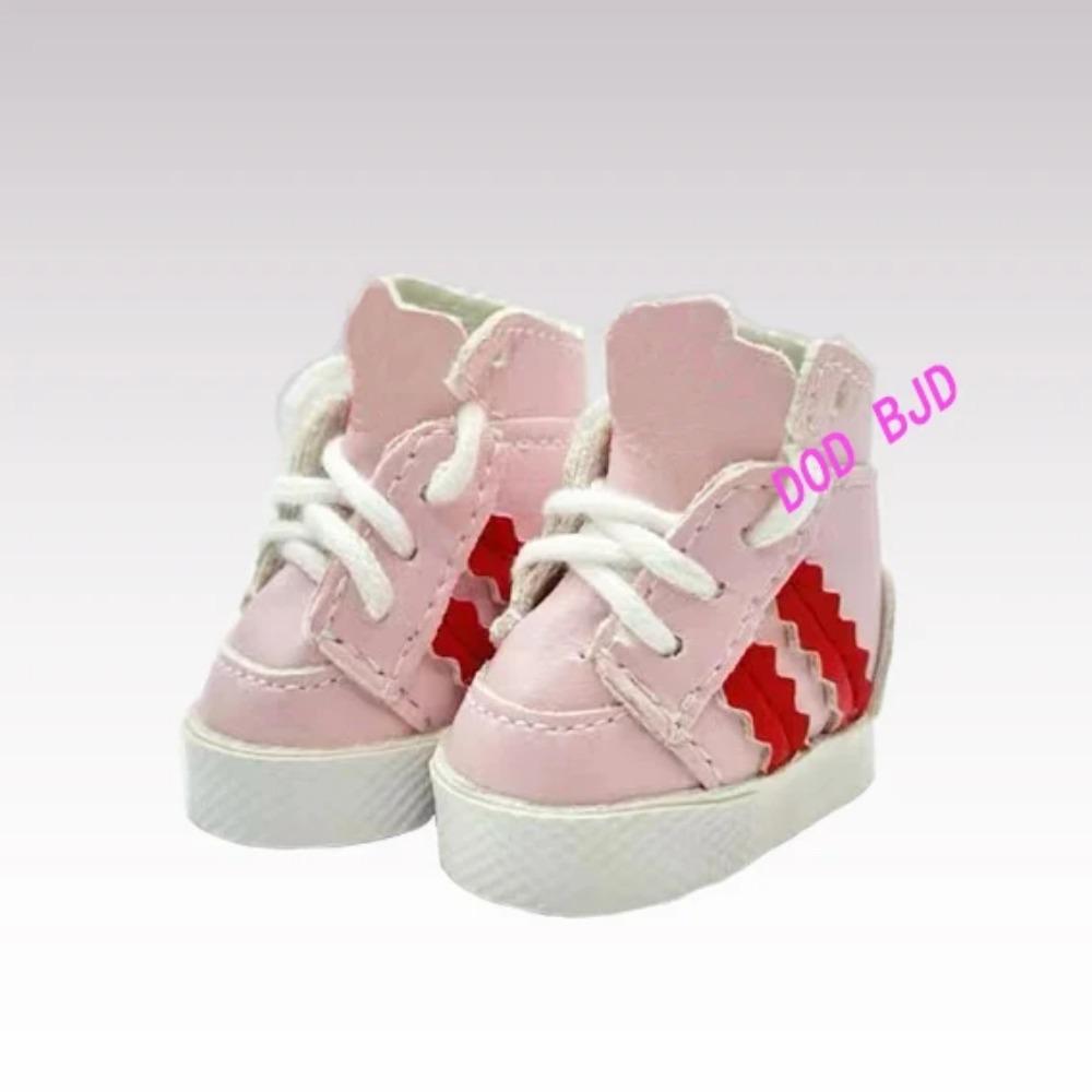 Labubu  Shoes (4*1.8cm) Doll Sneakers ,for 17cm Macaron Plush and 15cm EXO Cotton Doll and 1/6 BJD Doll Clothes Shoe Accessoires